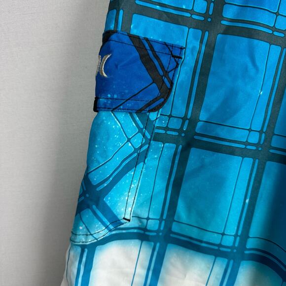 Hurley Phantom Puerto Rico Space Board Shorts Men’s 30 Blue - Picture 4 of 7